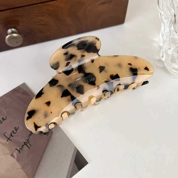 Women's Highend 2025 New Style Acetic Acid Gripper Hair Clip With Geometric Style And Stamping Process