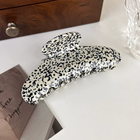 Women's Highend 2025 New Style Acetic Acid Gripper Hair Clip With Geometric Style And Stamping Process