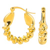 Women's Highend Stainless Steel Geometric Star Heart U Shape Electroplated Earrings Jewelry Ear Buckle