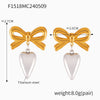 Women's Hip Hop Trendy Titanium Steel 18K Gold Plated Geometric Devil's Eye Tassel Earrings With Electroplating