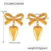Women's Hip Hop Trendy Titanium Steel 18K Gold Plated Geometric Devil's Eye Tassel Earrings With Electroplating