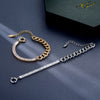Women's Hiphop Alloy Geometric Ringlink Bracelet With Microinlay Style