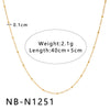Women's Hollow Ball Chain Multilayer Summer Clavicle Chain Stainless Steel Necklace With Leaf Rhombus Star Geometric Pattern Furnace Vacuum Plating 18K