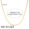 Women's Hollow Ball Chain Multilayer Summer Clavicle Chain Stainless Steel Necklace With Leaf Rhombus Star Geometric Pattern Furnace Vacuum Plating 18K