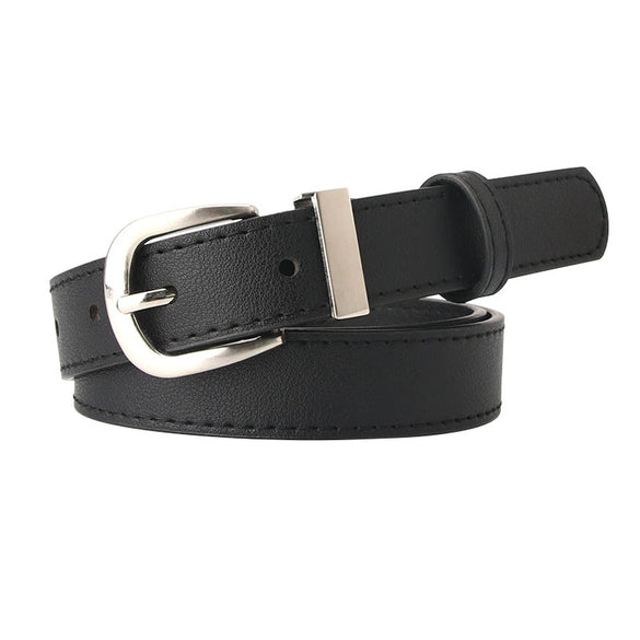 Women's Imitation Leather Allmatch Decorative Belt For Girls And Students