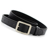 Women's Imitation Leather Wide Belt With Alloy Buckle Electroplated Geometric Style Fashion Versatile Thin Belt