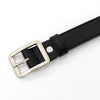 Women's Imitation Leather Wide Belt With Alloy Buckle Electroplated Geometric Style Fashion Versatile Thin Belt
