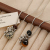 Women's Imitation Pearl Fruit Shaped Beaded Necklace With Electroplating And Water Drop Pendant