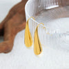 Women's Ins Cold Style Geometric 316L Stainless Steel Goldplated Earrings