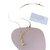 Women's Insects Double Butterfly Pendant Titanium Steel And Copper Necklace With Ochain And Electroplating