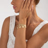 Women's Iron Geometric Bracelet With Electroplating Jewelry
