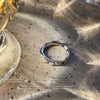 Women's Irregular Geometric Copper Metal Ring With Electroplated Retro Fashion Design Adjustable Open Finger Ring