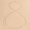Women's Jewelry Alloy Inlaid Artificial Gemstones And Semiprecious Stones Butterfly Tassel Body Chain With Electroplating
