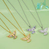 Women's Jewelry Copper Pendant Necklace With Angel Wings Animal Zodiac Pattern 18K Gold Plated Light Luxury Style