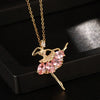 Women's Jewelry Copper Titanium Steel Ochain Pendant Necklace With Electroplating Design