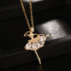 Women's Jewelry Copper Titanium Steel Ochain Pendant Necklace With Electroplating Design