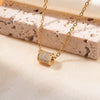 Women's Jewelry Copper Twisted Chain Electroplated Electrocardiogram Clavicle Chain Niche Small Waist Chain Simple Elegant Trendy