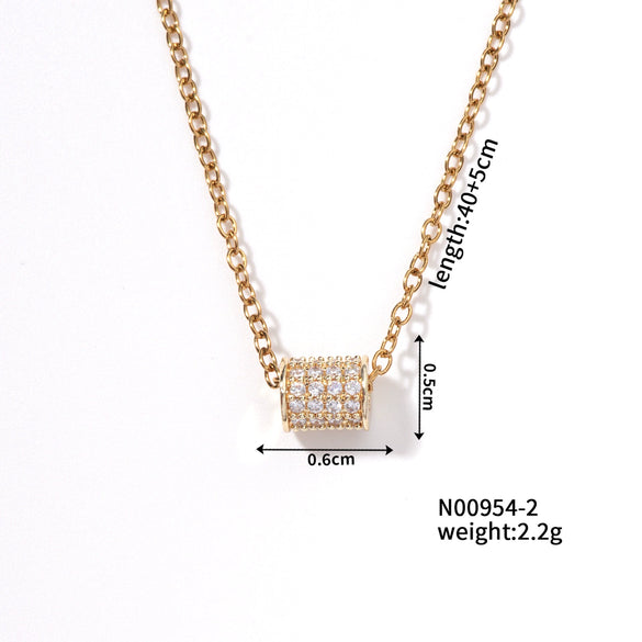 Women's Jewelry Copper Twisted Chain Electroplated Electrocardiogram Clavicle Chain Niche Small Waist Chain Simple Elegant Trendy