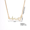 Women's Jewelry Copper Twisted Chain Electroplated Electrocardiogram Clavicle Chain Niche Small Waist Chain Simple Elegant Trendy