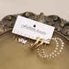 Women's Jewelry Crystal Alloy Flower Pattern Oil Butterfly Snake Pearl Earrings 5Piece Set With Electroplating