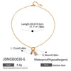 Women's Jewelry Freshwater Pearl Titanium Steel Geometric Retro Necklace With Electroplating