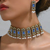Women's Jewelry Set Alloy Geometric Style Retro Exaggerated With Electroplating And Water Wave Chain