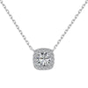 Women's Jewelry Set S925 Sterling Silver Geometric Design With Zircon Inlaid And Electroplating