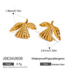 Women's Jewelry Set Stainless Steel And Titanium Steel With Animal Pattern And Electroplating Earrings Necklaces And Hand Accessories