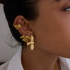 Women's Jewelry Set Stainless Steel And Titanium Steel With Animal Pattern And Electroplating Earrings Necklaces And Hand Accessories