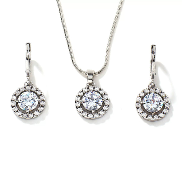 Women's Jewelry Set With Snake Bone Chain Rhinestone Pendant Love Water Drops Bell Pattern Inlaid Zircon