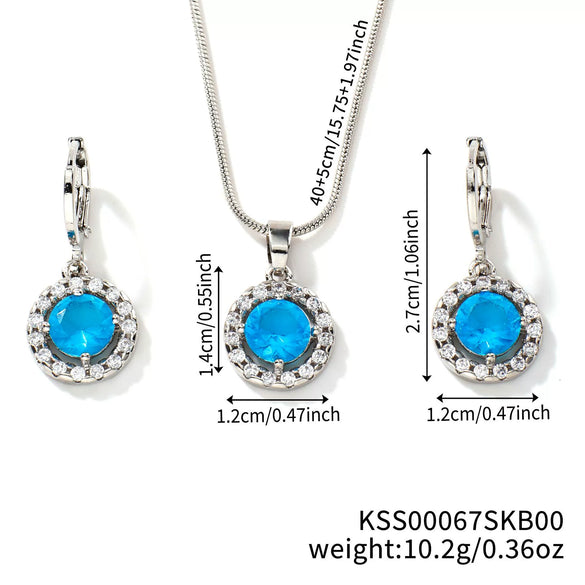 Women's Jewelry Set With Snake Bone Chain Rhinestone Pendant Love Water Drops Bell Pattern Inlaid Zircon