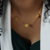 Women's Jewelry Titanium Steel Plating Light Luxury Style Small Daisy Design