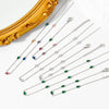 Women's Klein Blue Stainless Steel Water Drop Zircon Bracelet With Electroplating For Autumn And Winter Simple High End Sense