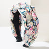 Women's Knitted Cloth Floral Widebrimmed Headband Hair Accessory