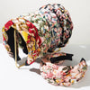 Women's Knitted Cloth Floral Widebrimmed Headband Hair Accessory
