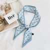 Women's Korean Style Polyester Silk Feel Narrow Long Scarf Ribbon Streamer Bag Decoration For Spring And Fall