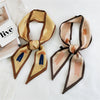 Women's Korean Style Polyester Silk Feel Narrow Long Scarf Ribbon Streamer Bag Decoration For Spring And Fall