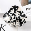 Women's Large Engraved Acrylic Hair Claw Clip Square Top Ponytail Holder Elegant Hair Accessory