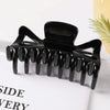 Women's Large Geometric Resin Hair Claw Clip With Hollow Design And Painted Finish For Ponytail Updos