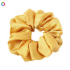 Women's Large Solid Color Satin Rabbit Ear Hair Scrunchie Handmade Cloth Hair Tie Fashion Hair Accessory