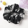 Women's Large Solid Color Satin Rabbit Ear Hair Scrunchie Handmade Cloth Hair Tie Fashion Hair Accessory