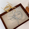 Women's Leather Y2k Geometric Bow Handmade Hair Rope Necklace Accessories