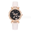Women's Leisure Alloy Case Imitation Leather Strap Round Dial Wrist Watch