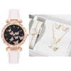 Women's Leisure Alloy Case Imitation Leather Strap Round Dial Wrist Watch