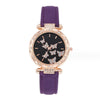 Women's Leisure Alloy Case Imitation Leather Strap Round Dial Wrist Watch