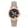 Women's Leisure Alloy Case Imitation Leather Strap Round Dial Wrist Watch