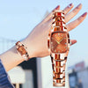 Women's Leisure Automatic Movement Watch With Round Dial Steel Case Fine Steel Strap And Stainless Steel Buckle Genuine Waterproof