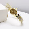Women's Leisure Bracelet Watch Alloy Case Stainless Steel Strap Oval Dial