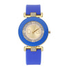 Women's Leisure Quartz Watch Alloy Case Glass Mirror Silicone Strap Round Dial
