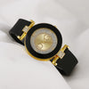 Women's Leisure Quartz Watch Alloy Case Glass Mirror Silicone Strap Round Dial